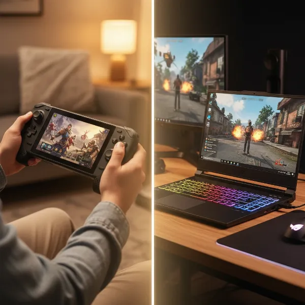 Handheld Game Console vs. Gaming Laptop: Choosing Your Ultimate Portable Powerhouse