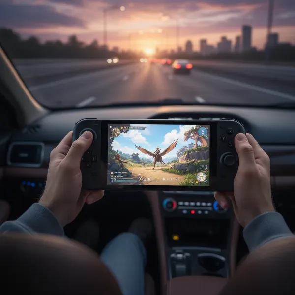 The Ultimate Handheld Game Console for Seamless Long Road Trips