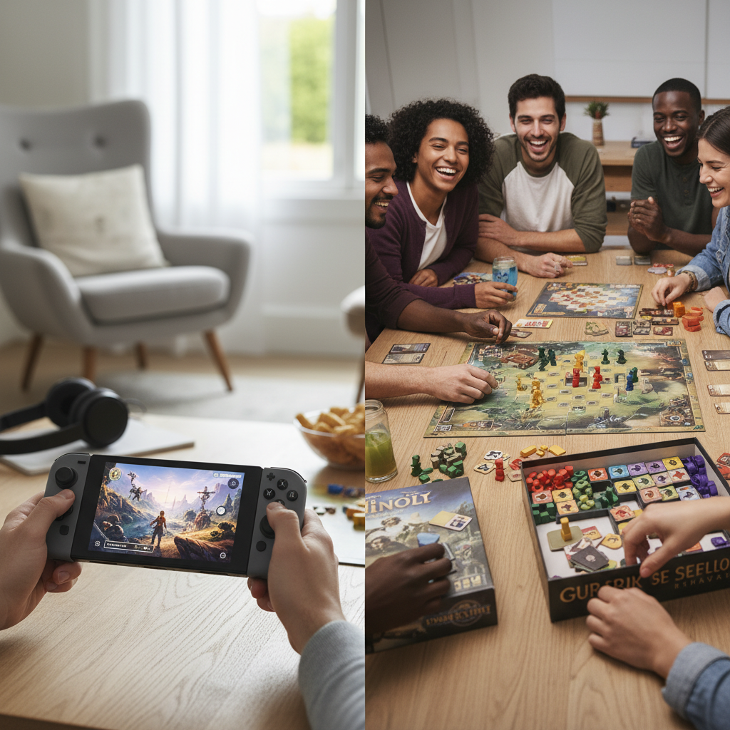 Handheld Game Console vs Board Games: Choosing Your Perfect Play